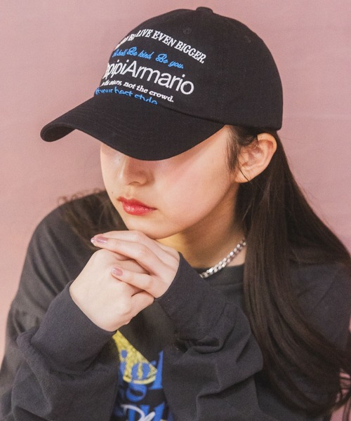 repipi armario（レピピ アルマリオ）の「【おうちで洗える】フレーズロゴキャップ（キャップ・キッズ・カモフラージュ/ホワイト/レッド/ブラック・FREE）」の3枚目の写真