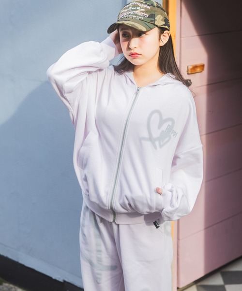 repipi armario（レピピ アルマリオ）の「【おうちで洗える】フレーズロゴキャップ（キャップ・キッズ・カモフラージュ/ホワイト/レッド/ブラック・FREE）」の18枚目の写真