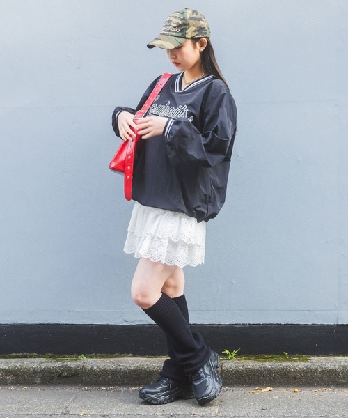 repipi armario（レピピ アルマリオ）の「【おうちで洗える】フレーズロゴキャップ（キャップ・キッズ・カモフラージュ/ホワイト/レッド/ブラック・FREE）」の20枚目の写真