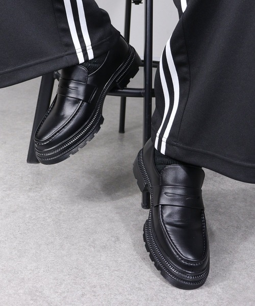 Dedes（デデス）の「+4.5cm ハイソールローファー コインローファー ビットローファー（ローファー・メンズ・ブラック系2/ブラック系1・40/41/42/43/44）」の11枚目の写真