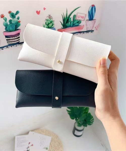 CALIFORNIA OUTFITTERS（カリフォルニア アウトフィッターズ）の「3-11E46 ソフトメガネケース　ホワイト　ブラック（メガネ・レディース・ホワイト/ブラック・ONESIZE）」の8枚目の写真