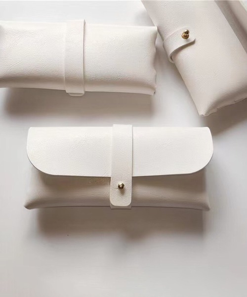 CALIFORNIA OUTFITTERS（カリフォルニア アウトフィッターズ）の「3-11E46 ソフトメガネケース　ホワイト　ブラック（メガネ・レディース・ホワイト/ブラック・ONESIZE）」の7枚目の写真