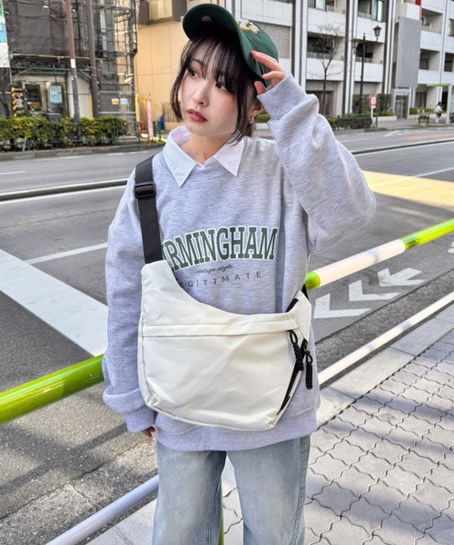 SOLLON.(ソルロン)の「ミリタリーナイロンボディバッグ(ボディバッグ/ウエストポーチ・レディース・ブラック/アイボリー/ホワイト/レッド・FREE)」の16枚目の写真