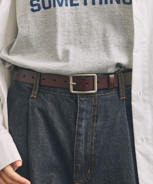 MONO-MART（モノマート）の「本革 ヴィンテージライク アソートバックル ベルト（ベルト・レディース・ブラウン系/ブラウン系1/ブラウン系2/ブラック系2/ブラック系1/ブラック系・FREE）」の5枚目の写真