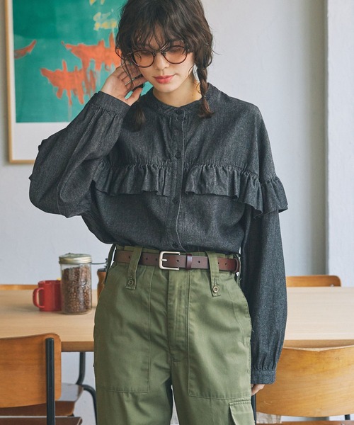 MONO-MART（モノマート）の「本革 ヴィンテージライク アソートバックル ベルト（ベルト・レディース・ブラウン系/ブラウン系1/ブラウン系2/ブラック系2/ブラック系1/ブラック系・FREE）」の17枚目の写真