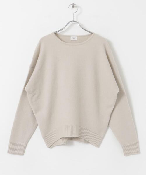 URBAN RESEARCH DOORS（アーバンリサーチドアーズ）の「モチモチクルーネックニット（ニット/セーター・レディース・パープル系その他/ベージュ/ミント・MEDIUM）」の13枚目の写真