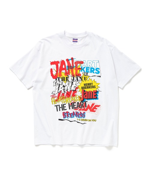 JANE & THE HEARTBREAKERS(ジェーンアンドザハートブレイカーズ)の「S/S PRINTED T-SHIRT "Headley"(Tシャツ/カットソー・メンズ・ベージュ/ホワイト・L/M/S/XS/XL)」の2枚目の写真