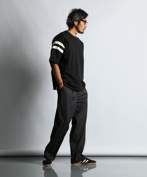 The DUFFER of ST.GEORGE(ザダファーオブセントジョージ)の「【WEB限定アイテム】CLASSIC FOOTBALL TEE:ナンバリング クラシック フットボールTEE(Tシャツ/カットソー・メンズ・ブラック/ネイビー/ホワイト・X-LARGE/LARGE/MEDIUM/SMALL)」の8枚目の写真