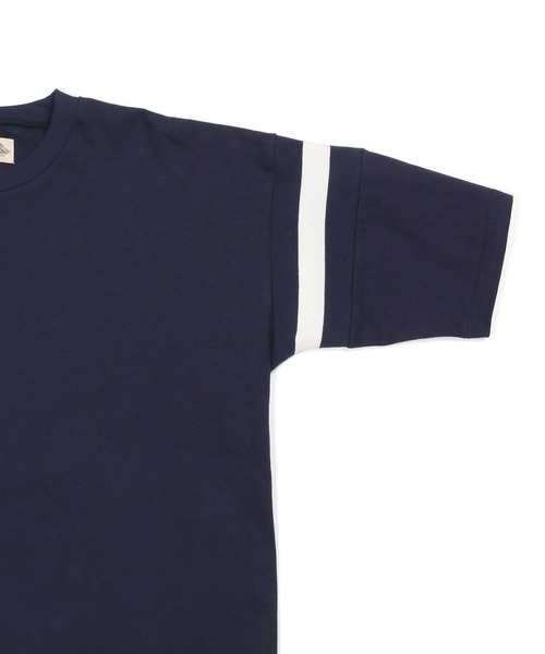 The DUFFER of ST.GEORGE(ザダファーオブセントジョージ)の「【WEB限定アイテム】CLASSIC FOOTBALL TEE:ナンバリング クラシック フットボールTEE(Tシャツ/カットソー・メンズ・ブラック/ネイビー/ホワイト・X-LARGE/LARGE/MEDIUM/SMALL)」の15枚目の写真