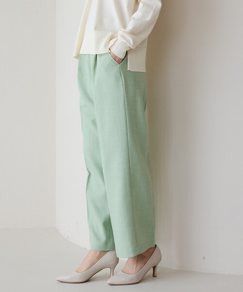THE SHOP TK (ザ ショップ ティーケー )の「【CAVIAN】ベーシックワイドパンツ/洗濯機OK(その他パンツ・レディース・チャコールグレー/グリーン系/ライトベージュ/ブラック/ベビーピンク・13/12/11/14)」の13枚目の写真
