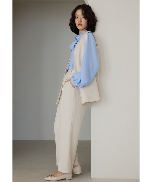 THE SHOP TK (ザ ショップ ティーケー )の「【CAVIAN】ベーシックワイドパンツ/洗濯機OK(その他パンツ・レディース・チャコールグレー/グリーン系/ライトベージュ/ブラック/ベビーピンク・13/12/11/14)」の15枚目の写真