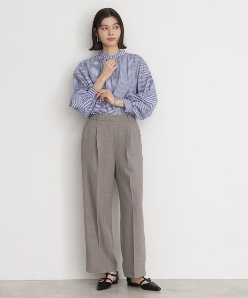 THE SHOP TK (ザ ショップ ティーケー )の「【CAVIAN】ベーシックワイドパンツ/洗濯機OK(その他パンツ・レディース・チャコールグレー/グリーン系/ライトベージュ/ブラック/ベビーピンク・13/12/11/14)」の16枚目の写真