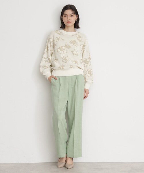 THE SHOP TK (ザ ショップ ティーケー )の「【CAVIAN】ベーシックワイドパンツ/洗濯機OK(その他パンツ・レディース・チャコールグレー/グリーン系/ライトベージュ/ブラック/ベビーピンク・13/12/11/14)」の20枚目の写真