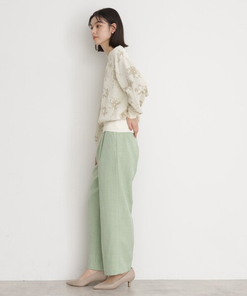 THE SHOP TK (ザ ショップ ティーケー )の「【CAVIAN】ベーシックワイドパンツ/洗濯機OK(その他パンツ・レディース・チャコールグレー/グリーン系/ライトベージュ/ブラック/ベビーピンク・13/12/11/14)」の21枚目の写真