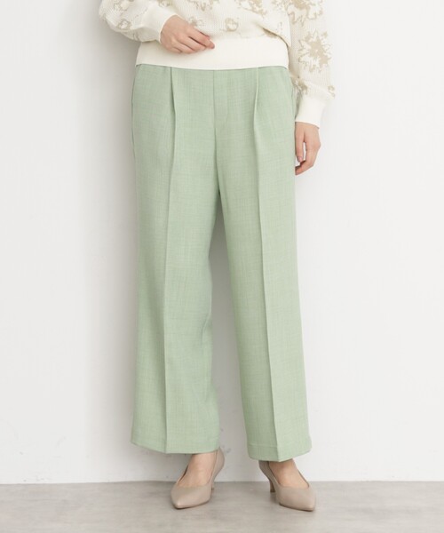 THE SHOP TK (ザ ショップ ティーケー )の「【CAVIAN】ベーシックワイドパンツ/洗濯機OK(その他パンツ・レディース・チャコールグレー/グリーン系/ライトベージュ/ブラック/ベビーピンク・13/12/11/14)」の22枚目の写真