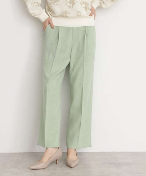 THE SHOP TK (ザ ショップ ティーケー )の「【CAVIAN】ベーシックワイドパンツ/洗濯機OK(その他パンツ・レディース・チャコールグレー/グリーン系/ライトベージュ/ブラック/ベビーピンク・13/12/11/14)」の6枚目の写真