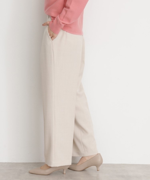 THE SHOP TK (ザ ショップ ティーケー )の「【CAVIAN】ベーシックワイドパンツ/洗濯機OK(その他パンツ・レディース・チャコールグレー/グリーン系/ライトベージュ/ブラック/ベビーピンク・13/12/11/14)」の7枚目の写真