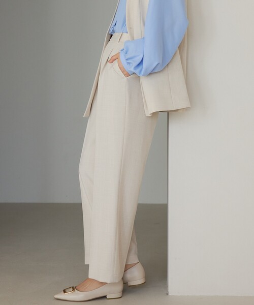 THE SHOP TK (ザ ショップ ティーケー )の「【CAVIAN】ベーシックワイドパンツ/洗濯機OK(その他パンツ・レディース・チャコールグレー/グリーン系/ライトベージュ/ブラック/ベビーピンク・13/12/11/14)」の8枚目の写真