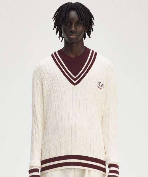 FRED PERRY（フレッドペリー）の「Cable Knit Tennis Jumper／テニス