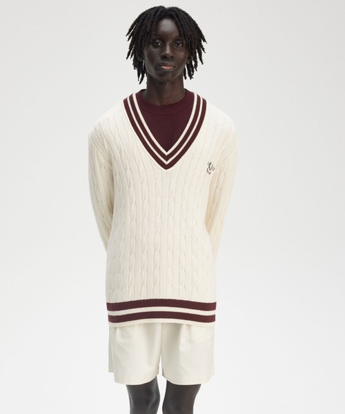 FRED PERRY（フレッドペリー）の「Cable Knit Tennis Jumper／テニス
