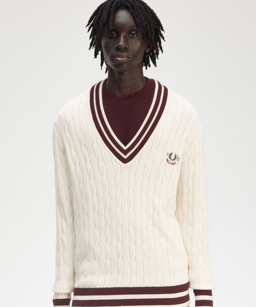 FRED PERRY（フレッドペリー）の「Cable Knit Tennis Jumper／テニス