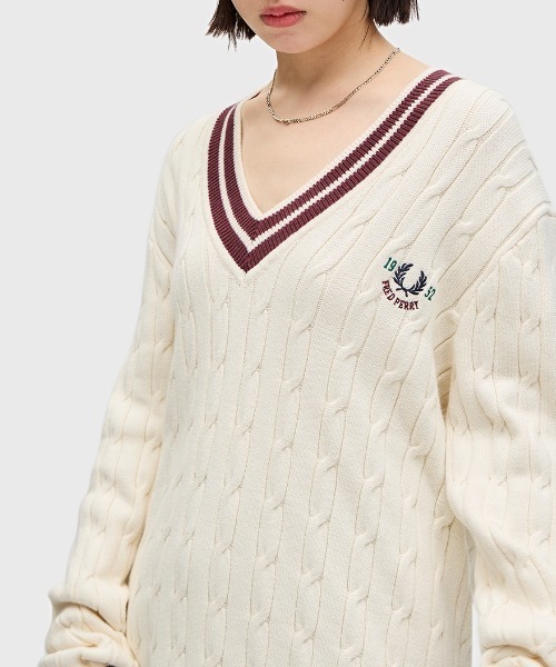 FRED PERRY（フレッドペリー）の「Cable Knit Tennis Jumper／テニス