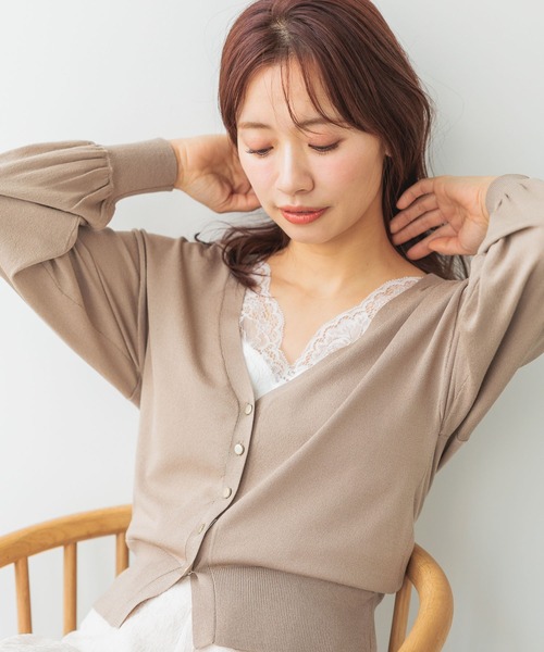 mysty woman(ミスティウーマン)の「カップ付きレースインナータンク 322313(タンクトップ・レディース・ブラック/オフホワイト/グレイッシュブルー・FREE)」の14枚目の写真