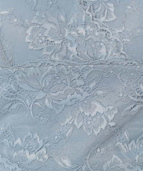 mysty woman(ミスティウーマン)の「カップ付きレースインナータンク 322313(タンクトップ・レディース・ブラック/オフホワイト/グレイッシュブルー・FREE)」の7枚目の写真