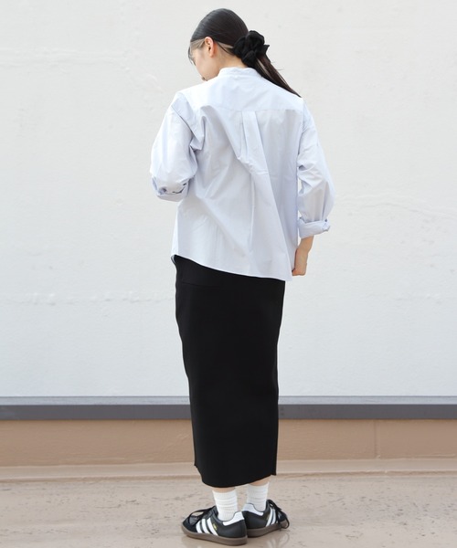20％OFF対象] ORCIVAL オーシバル バンドカラーシャツ BAND