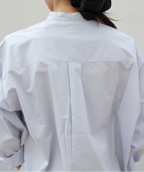 トップス ORCIVAL BAND COLLAR SHIRT ORCIVAL(オーシバル)のBAND COLLAR SHIRT通販 | 集英社HAPPY