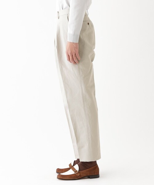 TAKEO KIKUCHI（タケオキクチ）の「【THE FLAGSHIP】尾州コットンヘンプ チノパン（その他パンツ・メンズ・ネイビー/オフホワイト・02/03/04）」の5枚目の写真