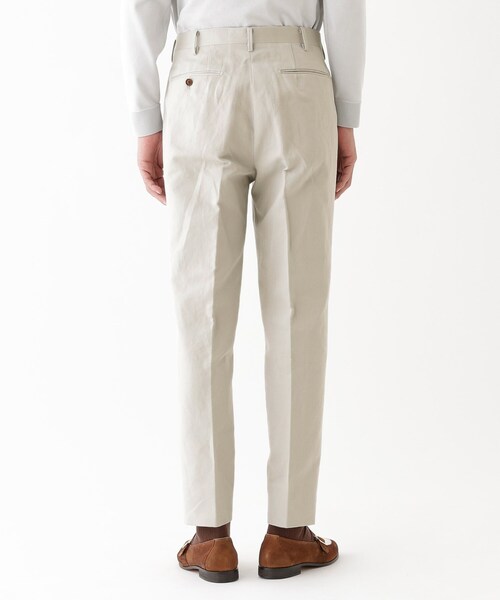 TAKEO KIKUCHI（タケオキクチ）の「【THE FLAGSHIP】尾州コットンヘンプ チノパン（その他パンツ・メンズ・ネイビー/オフホワイト・02/03/04）」の6枚目の写真
