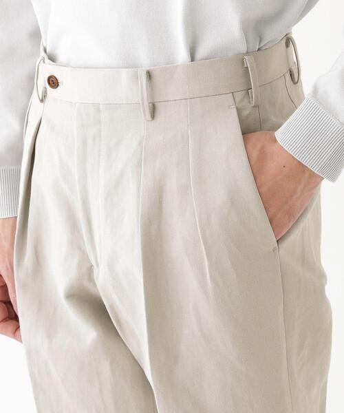 TAKEO KIKUCHI（タケオキクチ）の「【THE FLAGSHIP】尾州コットンヘンプ チノパン（その他パンツ・メンズ・ネイビー/オフホワイト・02/03/04）」の7枚目の写真