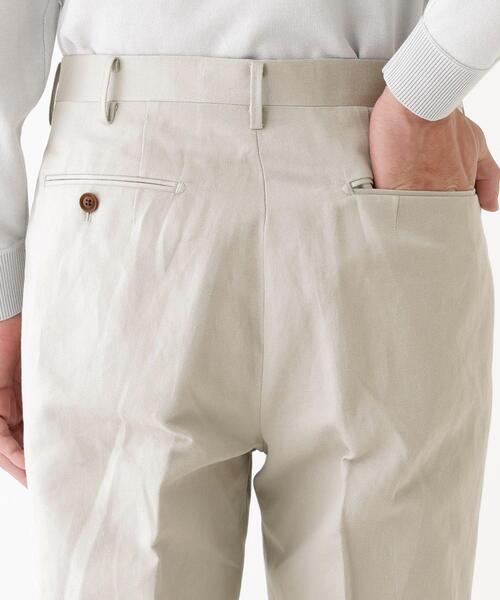 TAKEO KIKUCHI（タケオキクチ）の「【THE FLAGSHIP】尾州コットンヘンプ チノパン（その他パンツ・メンズ・ネイビー/オフホワイト・02/03/04）」の8枚目の写真