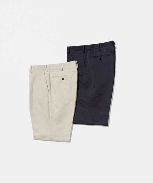 TAKEO KIKUCHI（タケオキクチ）の「【THE FLAGSHIP】尾州コットンヘンプ チノパン（その他パンツ・メンズ・ネイビー/オフホワイト・02/03/04）」の14枚目の写真