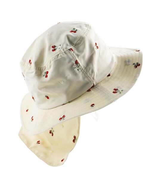 BRANSHES（ブランシェス）の「刺繍ハット（ハット・キッズ・ピンク/アイボリー/ベージュ/ブラック・48cm/52cm/50cm/54cm/56cm）」の7枚目の写真
