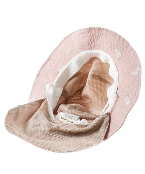 BRANSHES（ブランシェス）の「刺繍ハット（ハット・キッズ・ピンク/アイボリー/ベージュ/ブラック・48cm/52cm/50cm/54cm/56cm）」の16枚目の写真