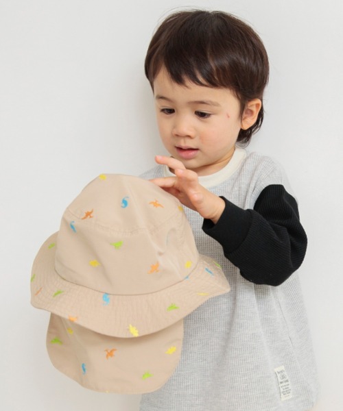 BRANSHES（ブランシェス）の「刺繍ハット（ハット・キッズ・ピンク/アイボリー/ベージュ/ブラック・48cm/52cm/50cm/54cm/56cm）」の6枚目の写真