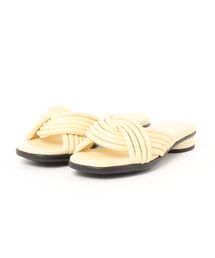 ECCO（エコー）の「ECCO スカルプテッド アルバ 25 本革 レディース フラット サンダル（サンダル）」