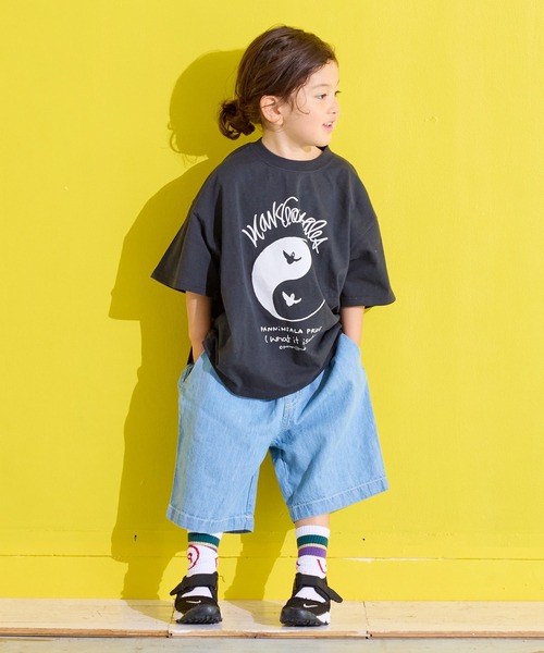 （What it isNt）ART BY MARKGONZALES（ワットイットイズント）の「（What it isNt）ART BY MARKGONZALES 別注プリントTシャツ（Tシャツ/カットソー・キッズ・ブラック/ラベンダー/オフホワイト・140/130/120/110/100/90/80/150）」の10枚目の写真