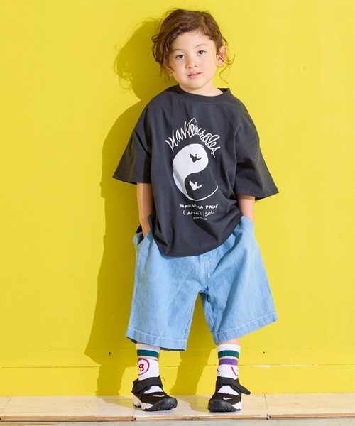 （What it isNt）ART BY MARKGONZALES（ワットイットイズント）の「（What it isNt）ART BY MARKGONZALES 別注プリントTシャツ（Tシャツ/カットソー・キッズ・ブラック/ラベンダー/オフホワイト・140/130/120/110/100/90/80/150）」の11枚目の写真