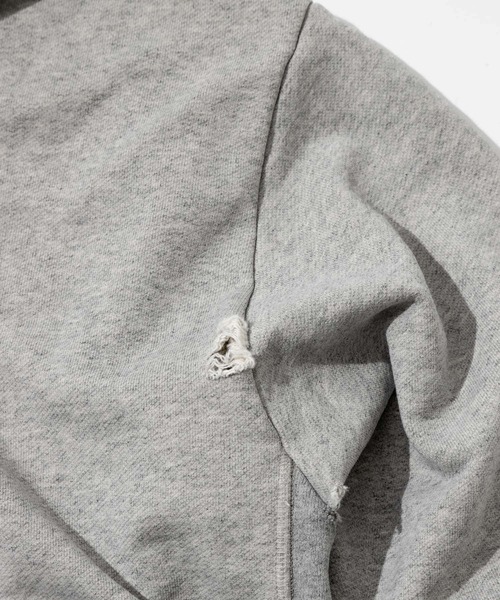 URBAN RESEARCH（アーバンリサーチ）の「FORNIGNER　Made in USA Crashed Hood（パーカー・メンズ・ホワイト/グレー/ブラック・1/2/3）」の8枚目の写真