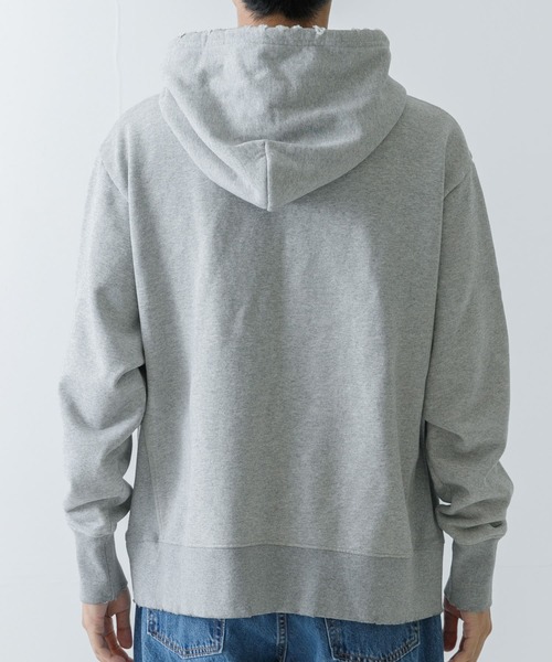 URBAN RESEARCH（アーバンリサーチ）の「FORNIGNER　Made in USA Crashed Hood（パーカー・メンズ・ホワイト/グレー/ブラック・1/2/3）」の12枚目の写真