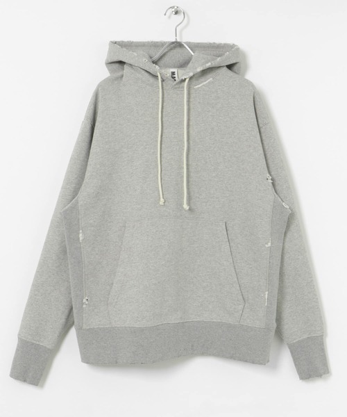 URBAN RESEARCH（アーバンリサーチ）の「FORNIGNER　Made in USA Crashed Hood（パーカー・メンズ・ホワイト/グレー/ブラック・1/2/3）」の15枚目の写真