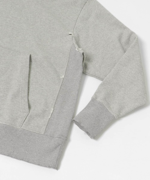 URBAN RESEARCH（アーバンリサーチ）の「FORNIGNER　Made in USA Crashed Hood（パーカー・メンズ・ホワイト/グレー/ブラック・1/2/3）」の17枚目の写真