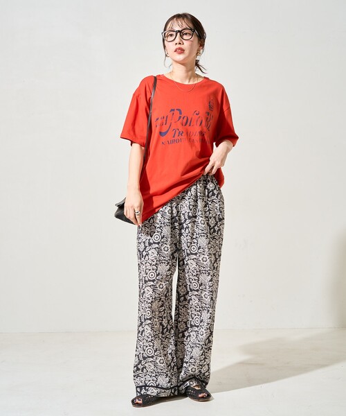 FREAK'S STORE(フリークスストア)の「限定展開 インド 花柄 パンツ(その他パンツ・レディース・ブラック/ナチュラル/ブルー/グリーン・MEDIUM/SMALL)」の15枚目の写真