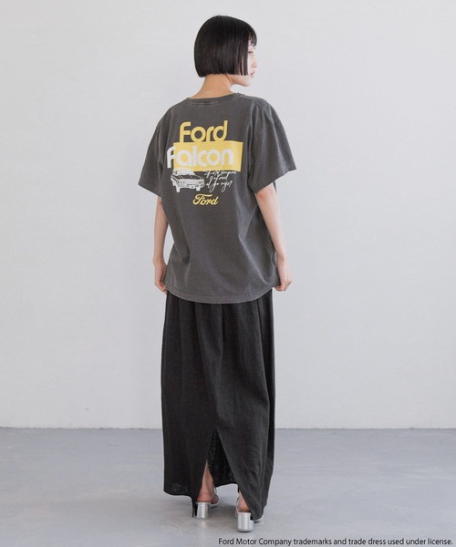 yuw(ユウ)の「Ford tee 251917(Tシャツ/カットソー・レディース・ブラック/グレー・FREE)」の5枚目の写真