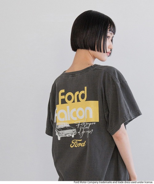 yuw(ユウ)の「Ford tee 251917(Tシャツ/カットソー・レディース・ブラック/グレー・FREE)」の6枚目の写真