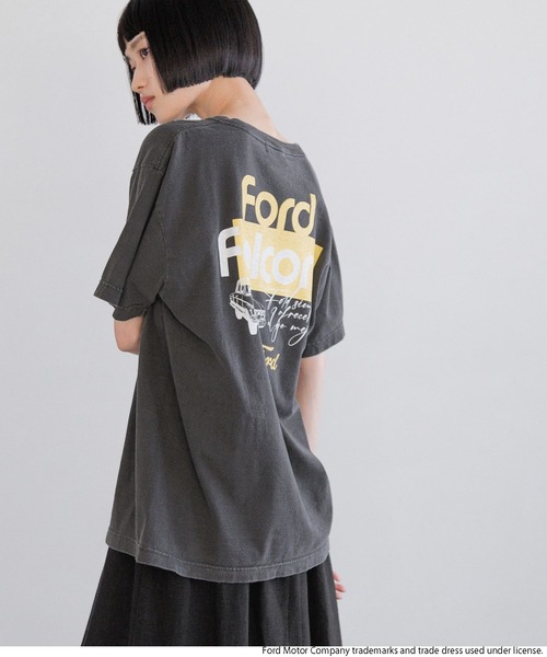 yuw(ユウ)の「Ford tee 251917(Tシャツ/カットソー・レディース・ブラック/グレー・FREE)」の7枚目の写真