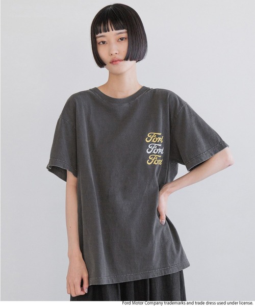 yuw(ユウ)の「Ford tee 251917(Tシャツ/カットソー・レディース・ブラック/グレー・FREE)」の8枚目の写真